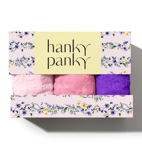Image of hanky panky ORG THG 3PK PRNT BOX