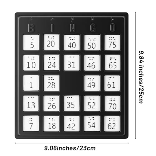 Juego de Mesa Brailled Bingo para Ciegos y Videntes miniatura 2