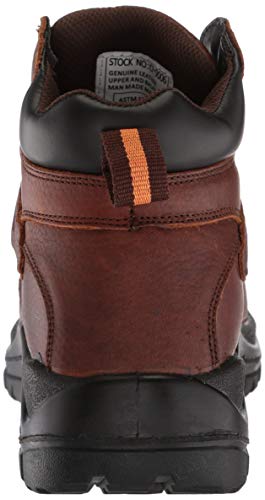 Ad Tec Man's 7in Waterproof Full Grain Leather Safety Work Boots for Men, Brown3