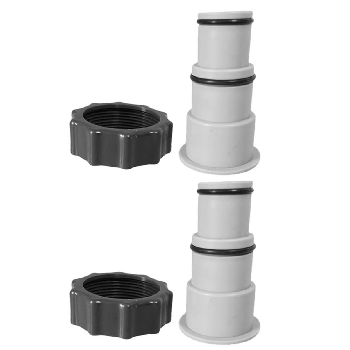 Toddmomy Adaptador De Bomba De Filtro De Piscina Conector para Mangueras Compatible con Accesorios De Depuradora Y Instalación 2 Piezas X 5