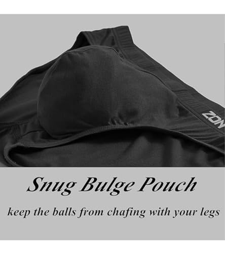 ZONBAILON Men’s Soft Bamboo Viscose Underwear Bulge Contour Pouch Breathable Comfortable Absorbs Sweat Male Briefs Plus Size3