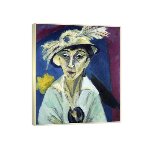 Reproductions d'œuvres d'art Ludwig Kirchner Sick Woman tableau de salon 40x50 cm