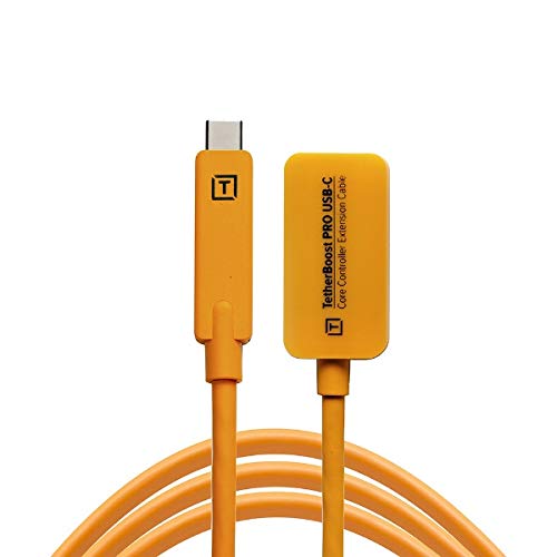 Tether Tools USB-C Gen 2 TetherBoost Pro Extension Cable 16ft - Orange