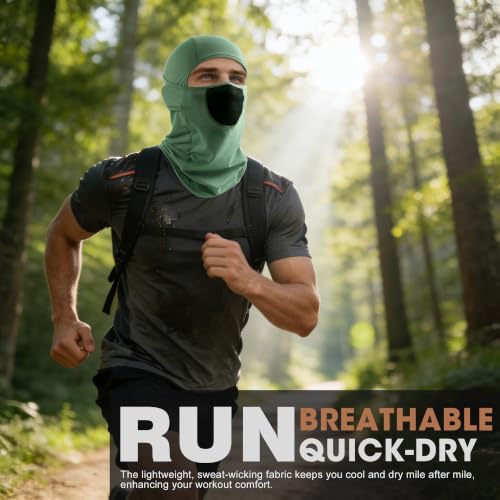 Image of WTACTFUL Breathable Balaclava Face Mask Men, Summer UPF 50+ Sun Protection