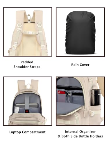 Image of Lavie Sport stellar Laptop Backpack | 36 Liters | Fits Upto 16 Inch | Laptop Compatiable | Rain Cover | Gift for Boys & Girls