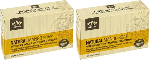 Mango Natural Soap Bar 100g (Pack of 2)