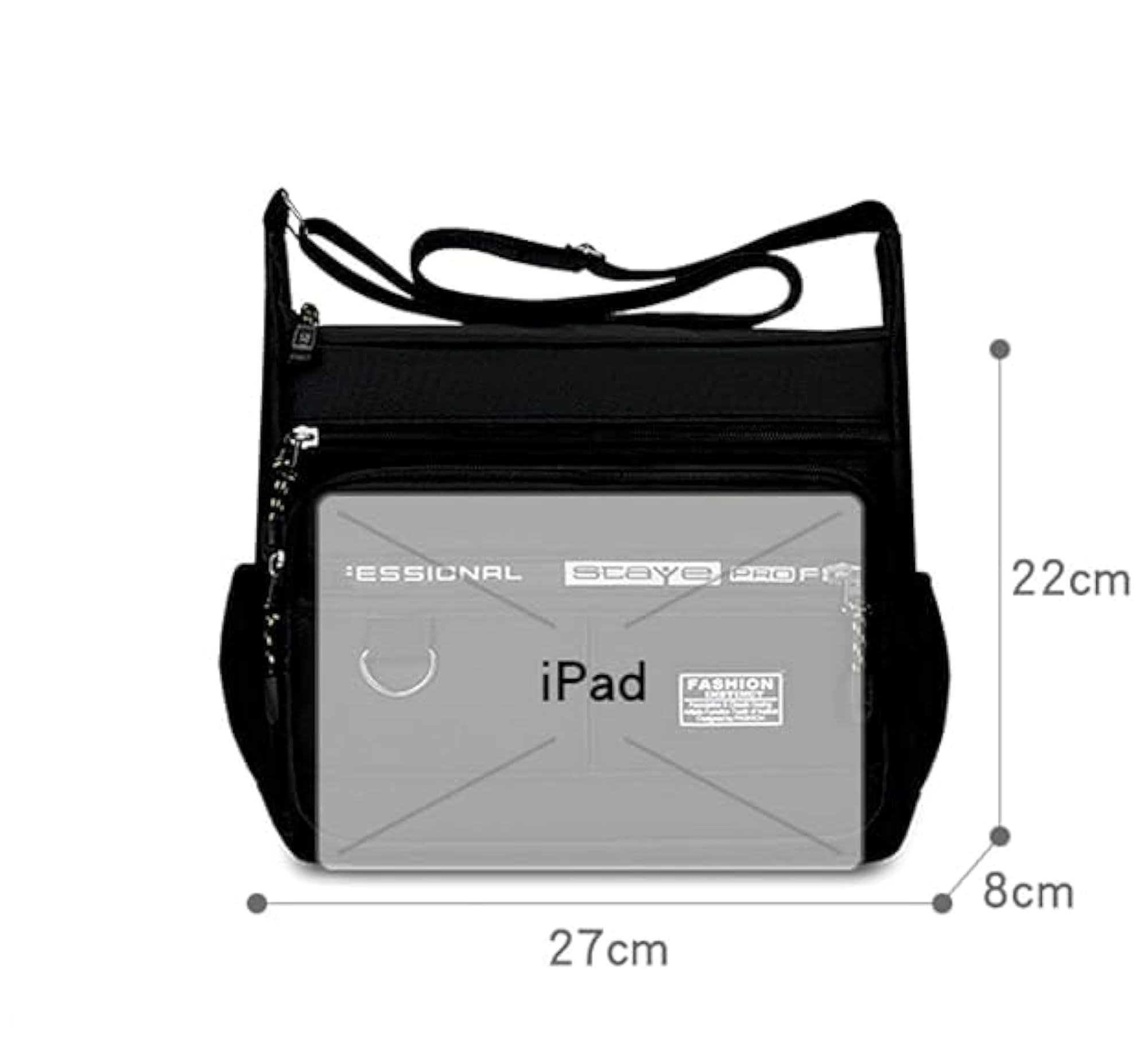 Fashion Messenger Bag for Men, Waterproof Multi-Pocket