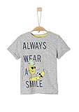  s.Oliver Jungen 64.906.32.5675 T-Shirt, Grau (Grey Melange 9400), 128 (Herstellergröße: 128/134/REG)