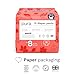 Pura Hypoallergenic Diaper Pants Size 8 (41+ lbs) Overnight, up to 12 Hours Leak Protection, Suitable for Sensitive Skin, Totally Chlorine Free, Soft Organic Cotton, 1 Pack of 15 Pull Up Pants