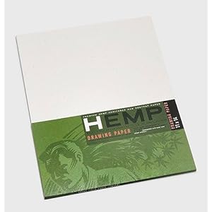 Green Field Hemp Drawing Paper – 11 x 14 in (20 Sheets) Premium Sustainable Tree Free Blank Archival Art Paper for Sketch, Painting & Writing for Adults and Kids, (70 lb, 180 GSM)