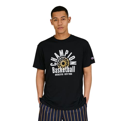 半袖 丸首 抗菌防臭 速乾 高通気 グラフィックロゴプリント ショートスリーブTシャツ バスケットボール C3-CB326-090-XL