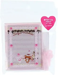 サンスター文具(Sun-Star Stationery) シュガーバニーズ サンリオキャラクターズ グッズ メモセット 鍵付き クリアケース シュガーバニーズ S2851466