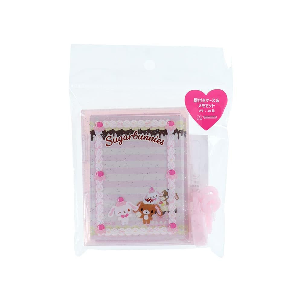 サンスター文具(Sun-Star Stationery) シュガーバニーズ サンリオキャラクターズ グッズ メモセット 鍵付き クリアケース シュガーバニーズ S2851466