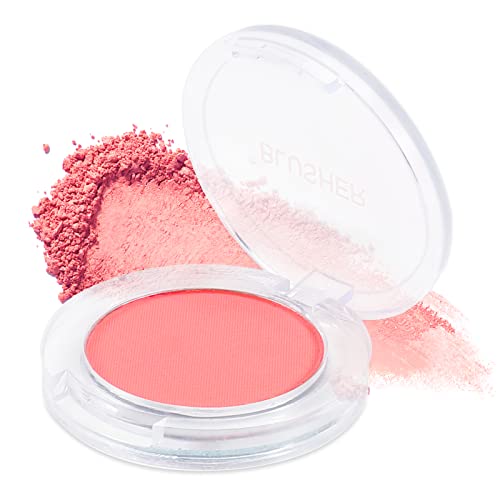 Boobeen Single Color Blush Face Blush Palette Matte Baked Makeup Blush Powder High Pigment Pressed Blush, Long-Lasting Colorful, Blends Easily, Lightweight #TOP13