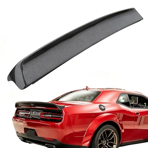 Carbon Fiber Look Rear Spoiler for 2008–2023 Dodge Challenger