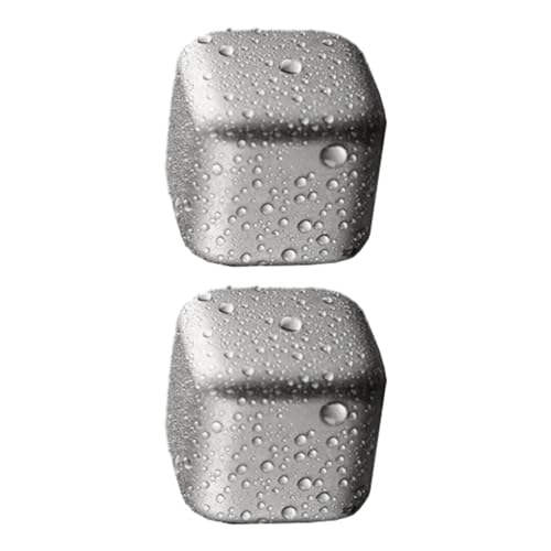 Prácticos cubitos de hielo para licor y cócteles, piedra de refrigeración de metal, control de temperatura, aptos para lavavajillas, enfriadores