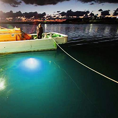 Goture 12V 10.8W 180 Leds Submersible Fishing Light With 5M/ 5.47Yd Cord – Blue #TOP2
