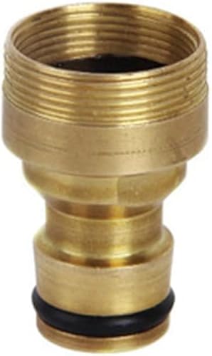 Xingdianfu Connettore in Ottone Rapidi, Adattatore Rubinetto Cucina Giardino, 3/4 Tubo Attacco, Connettore Rapido per Tubo Flessibile da Giardino per Irrigazione