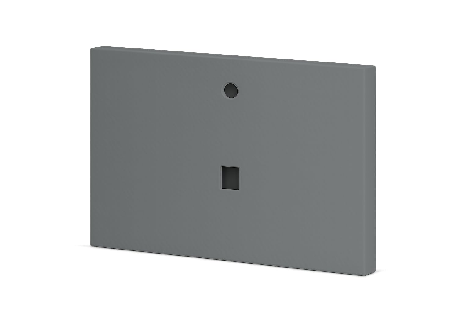 Top para lavabo Vulcano L 90 x P 49 cm en mármol y resina color gris RAL 7037