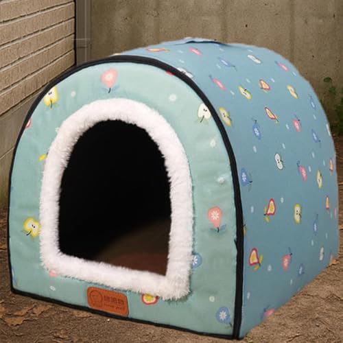 犬 ベッド 犬 ハウス 洗える 猫 ベッド 猫ハウス ペットベッド ペットハウス 取り外し可能 ドーム型 ペットクッション 猫犬用 寝床 休憩所 防寒保温 あったかい ペット用品 ふわふわ 滑り止め 室内寒さ対策 小中大型犬 秋冬