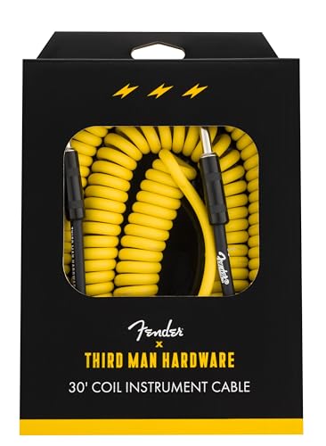 30' Coil Cable Fender x Third Man Hardware Yellow