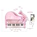 Love&Mini Pink Piano Toys for 1+Years Old Girls First Birthday Gifts Toddler Piano Music Toy Instruments with 24 Keys and Microphone