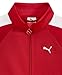 Puma Boy's T7 Foundations Heavy Pique Track Jacket, For All Time Red, S