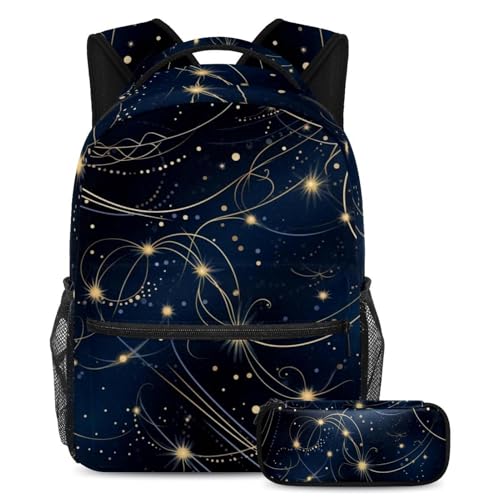 Cartable Art Virgo Shiny Print 90 grand sac à dos pour aller au collège et lycée avec style