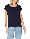 Vila Damen Vidreamers Pure Fav T-Shirt, Blau (Total Eclipse), 34 (Herstellergröße: XS)