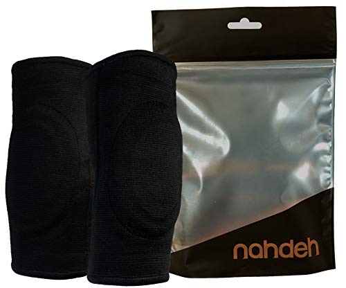 nahdeh Gelbow Pads - 100% Silicone Gel Elbow Pads - 2 Styles - Regular and Thick - Extreme Protection