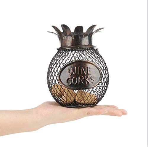 Too-Arts Pineapple Wine Cork Container Handcrafts Art Work (Type1) #TOP5