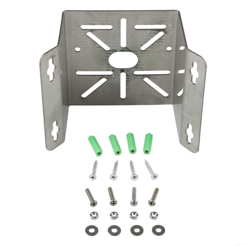 Jotekonoby Soporte de montaje en esquina de pared para exteriores, acero inoxidable resistente a 90 grados, resistente a la intemperie, para cámaras CCTV, luces LED y paneles solares