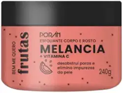 Poram Esfoliante Corporal e Facial de Melancia, 240g