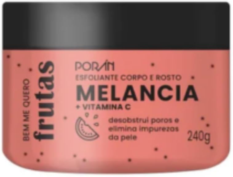 Poram Esfoliante Corporal e Facial de Melancia, 240g
