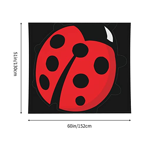 Psvod Cartoon Ladybug Tapestry:hanging Bedroom Living Room Fabric Home Decoration Wall Hanging:wall Decoration Tapestry 60*51 Inches #TOP6