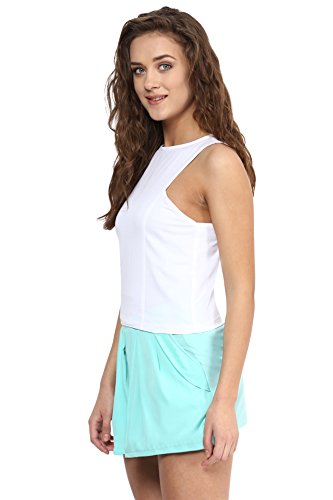 Image of Miss Chase Women's Maroon Sleeveless Crop Top