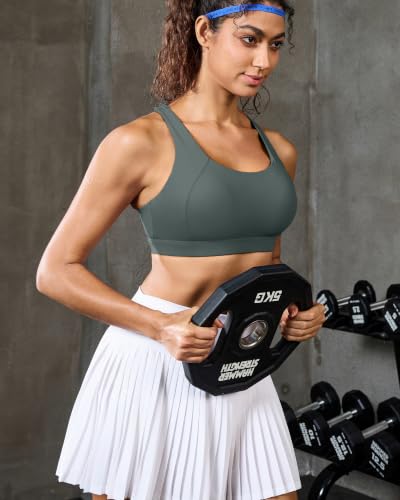 Image of RUNNING GIRL Sports Bras for Women, Molded Cup High Impact Sports Bra Workout Bras for Women High Support Racerback
