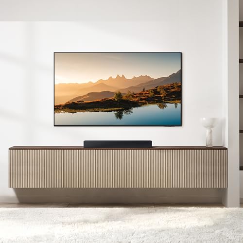 مكبر صوت من سلسلة بي موديل B400F بنظام صوتي بقناتين 2.0 مع مضخم صوت مدمج مع جهاز تحكم عن بعد ويدعم توسيع الصوت المحيطي والاتصال اللاسلكي عبر البلوتوث بالتلفزيون إصدار 2025 النسخة السعودية من سامسونج