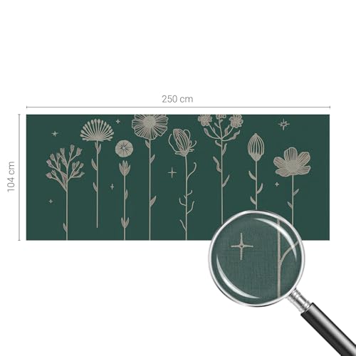 Papier peint fleurs subtiles résistant aux taches pose rapide - 5