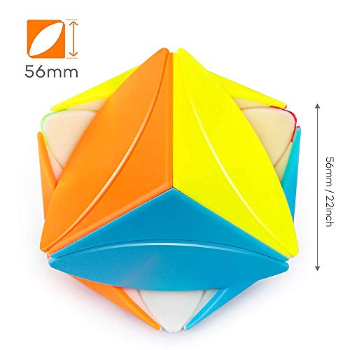 Image of D ETERNAL QY Ivy Cube Stickerless Mofangge Skewb Cube Leaf Cube Puzzle Toy