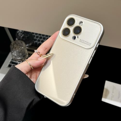 Coque iPhone 15 Pro Max grise en verre brillant - Finis les chocs et les rayures sur le dos