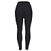 Produktbild TianWlio Leggings Damen Frauen Running Stretch Hosen Hosen Hohe Taille Yoga Fitness Leggings Yoga Leggings Sport Leggings Yoga (Schwarz 1, M)