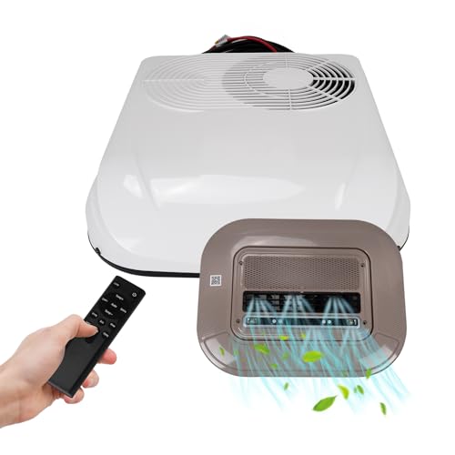 12V DC Rooftop Air Conditioner 9500 BTU Truck  RV (Trane rooftop AC system) Review