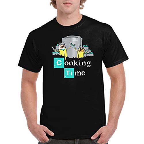Camiseta de Hombre Hora de Aventuras Jake Finn Breaking Bad 007 L