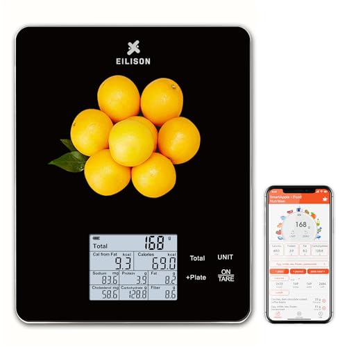 EILISON Smart Kitchen Scale Black