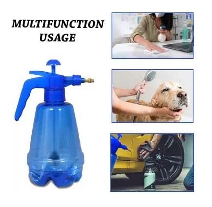 Image of Heavy Duty Garden Pump Pressure Sprayer, Lawn Sprinkler, Water Mister, Spray Bottle for Herbicides, Pesticides, Fertilizers, Plants Flowers Random Colors(1.2 L Capacity) (Multicolor)