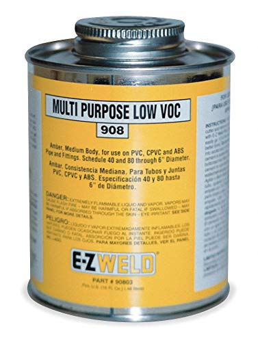 Cement, 32 Oz, Amber, PVC, CPVC, ABS miniatura 1
