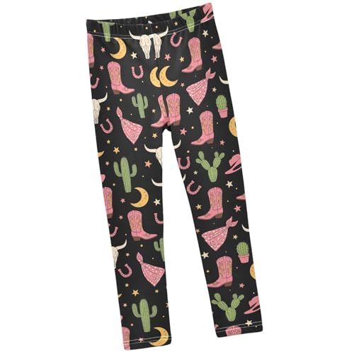 Casual Leggings for Girls Kids,Toddler's Stretch Yoga Pants,Fashion Tights for Dance Running Sports 4-10T