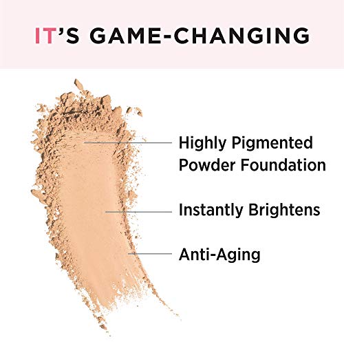 It Cosmetics Celebration Foundation Illumination, Medium Tan (W) - Full-Coverage, Anti-Aging Powder Foundation - Blurs Pores, Wrinkles & Imperfections - 0.3 Oz Compact #TOP1