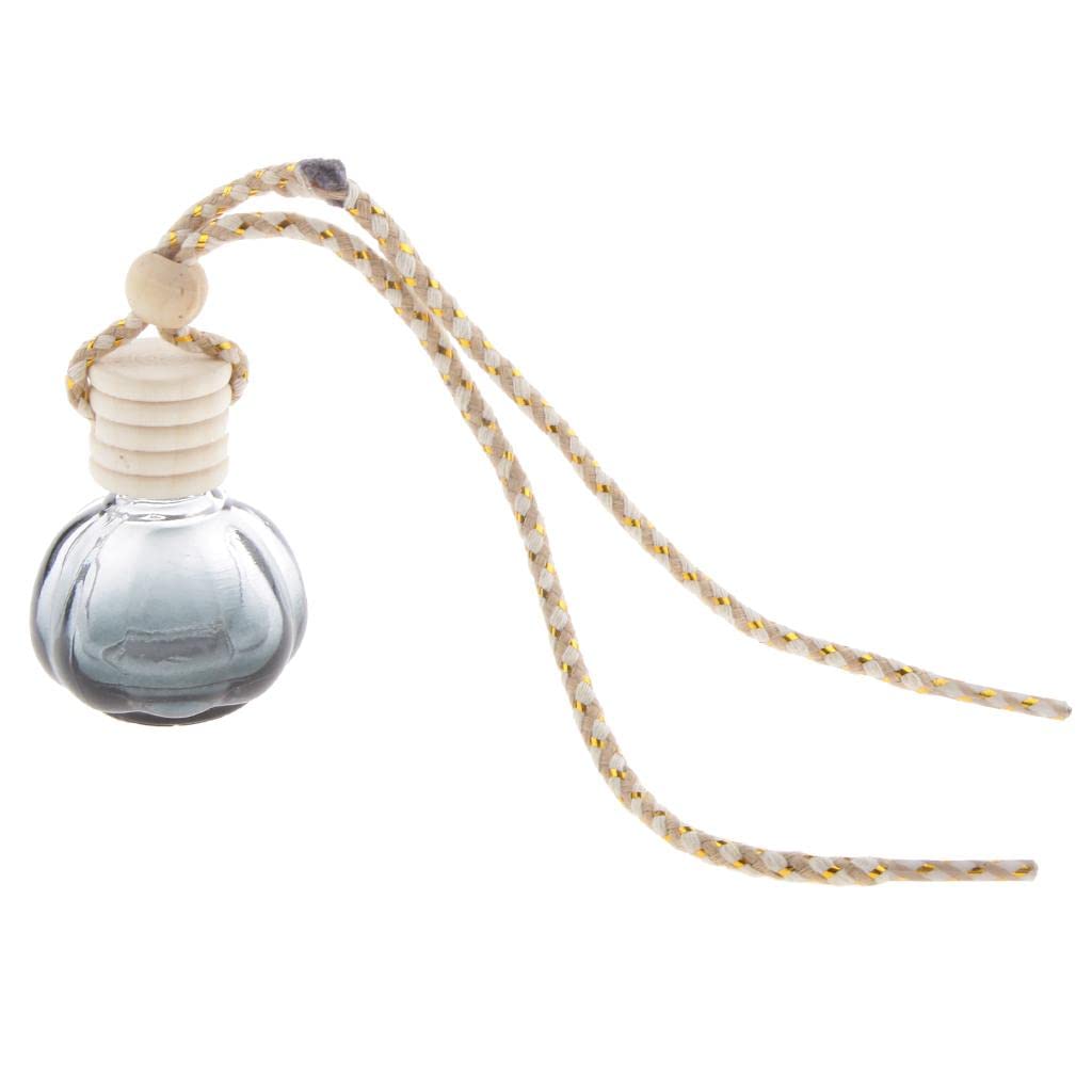 UJEAVETTE Car Fragrance Clear Empty Refillable Perfume Air Freshener Hanging Bottle#B-image-29